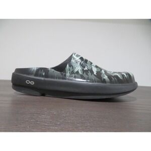Oofos OOcloog Limited Camo Womens 10 Slip On Mules Green Clogs Shoes EU 41